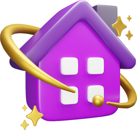 3D Home Icon Illustration